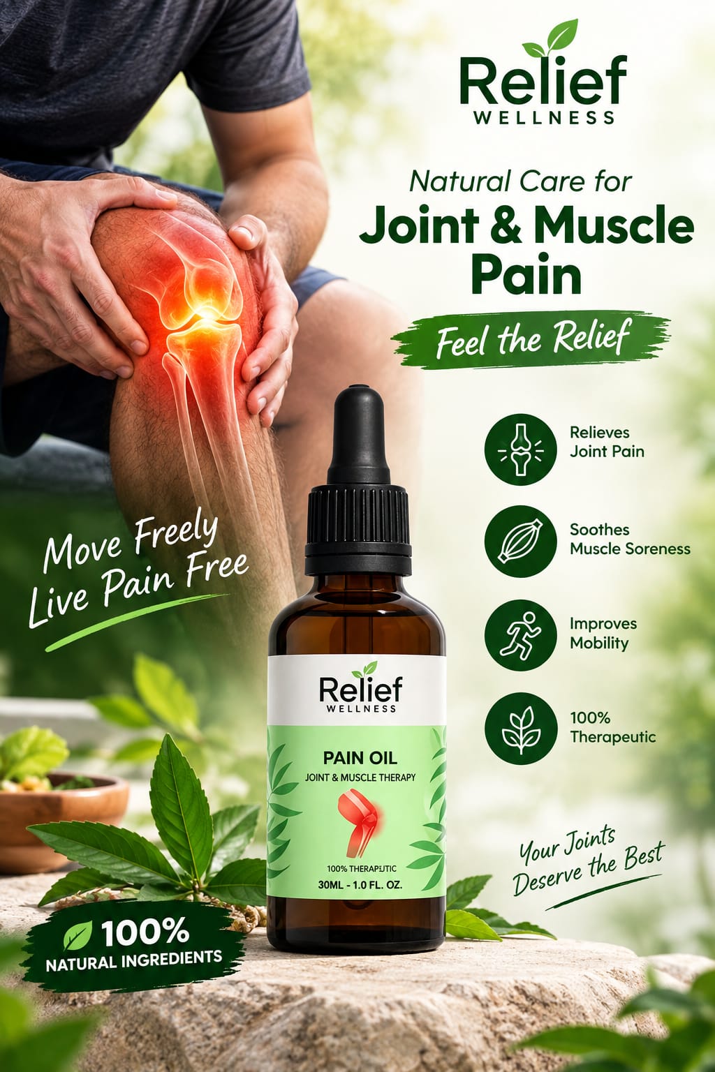 Pain Relief Oil – Fast, Natural & Deep-Action Comfort